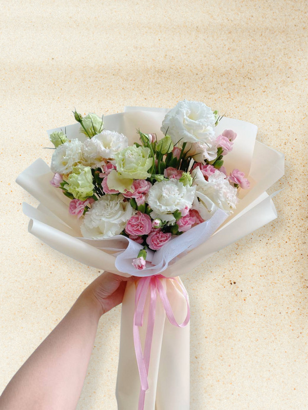 Bó hoa cát tường tặng mẹ