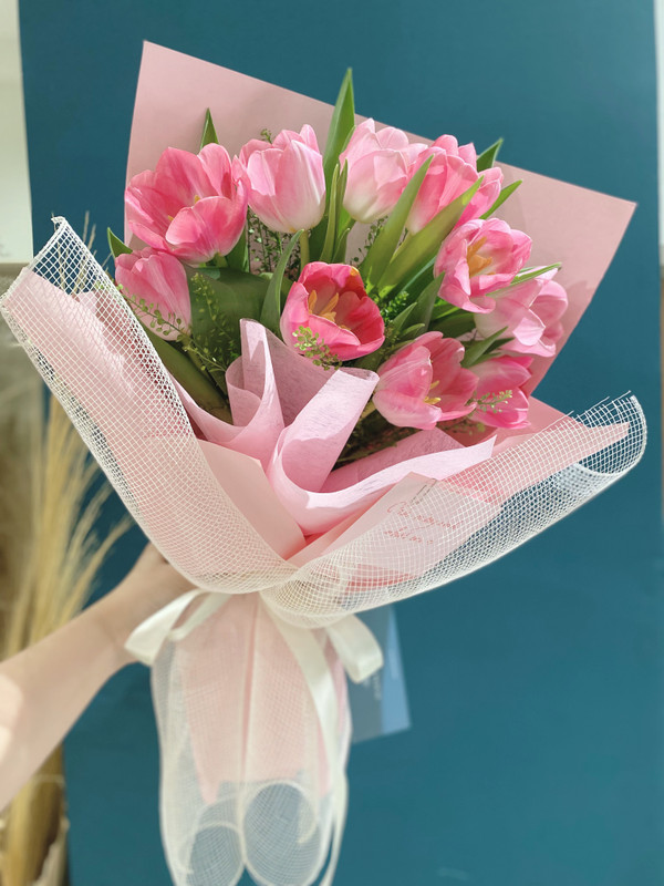 Hoa sinh nhật - Bó hoa tulip 10 bông