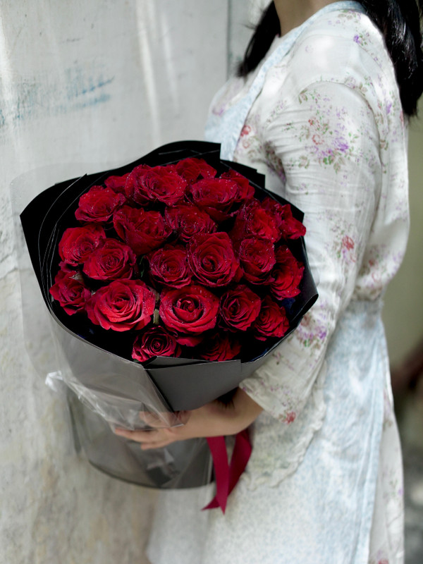 [Hoa 20/10] - Hoa sinh nhật tặng crush - Bó hoa hồng đỏ tặng crush
