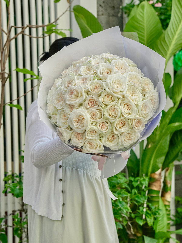 Bó hoa ohara trắng - tặng người yêu (đặt trước 1 ngày)