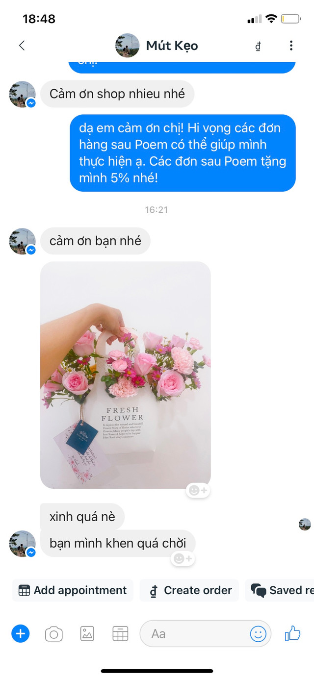 Hình ảnh phản hồi từ khách hàng