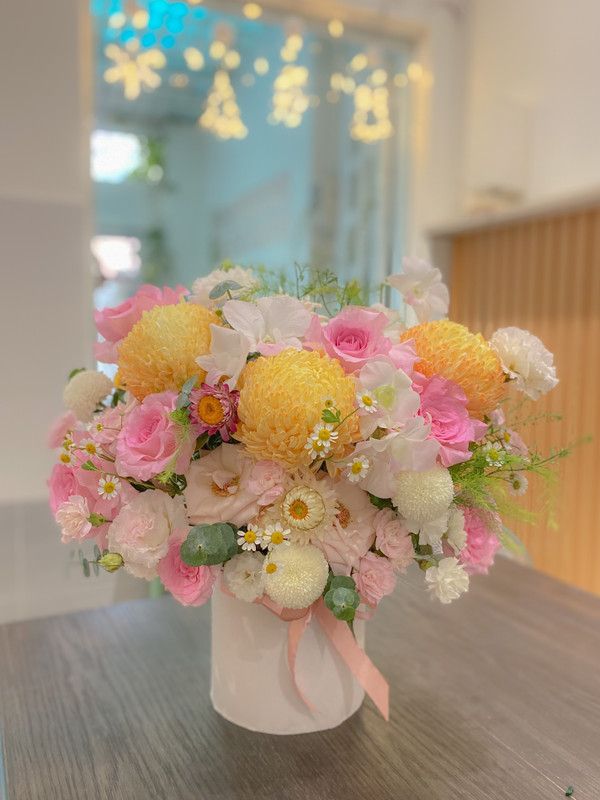 Hoa sinh nhật - Giỏ hoa hồng sinh nhật