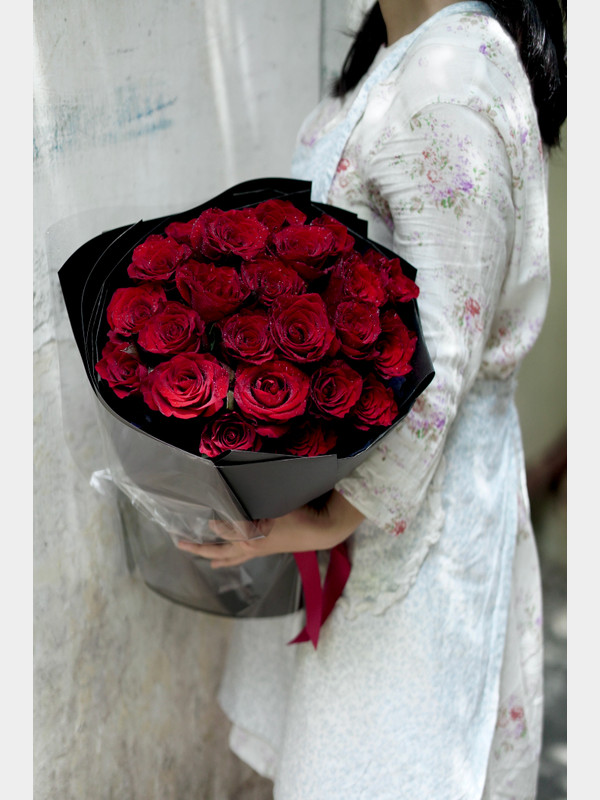 Hoa sinh nhật tặng crush - Bó hoa hồng đỏ tặng crush