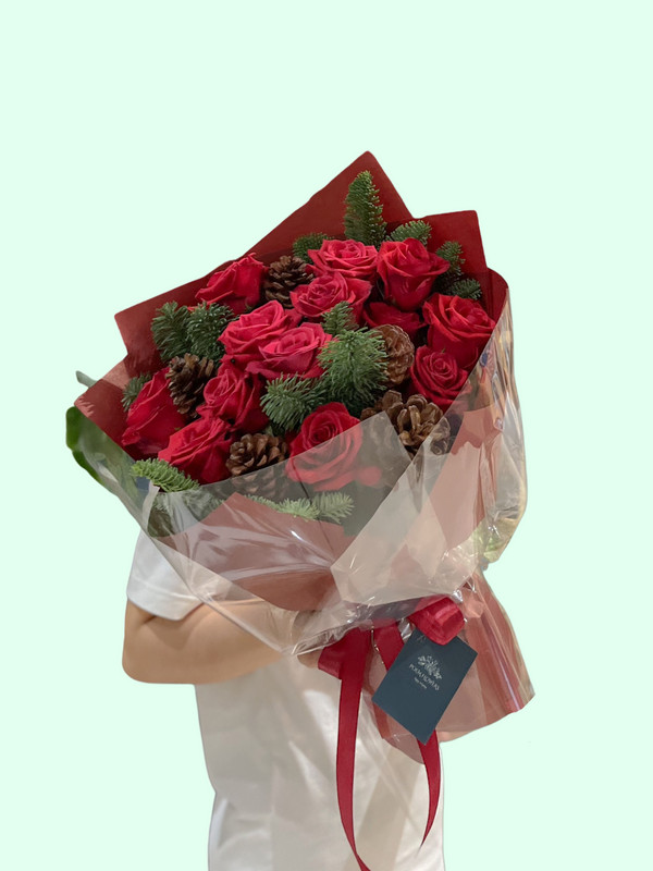 Bó hoa đỏ mừng sinh nhật