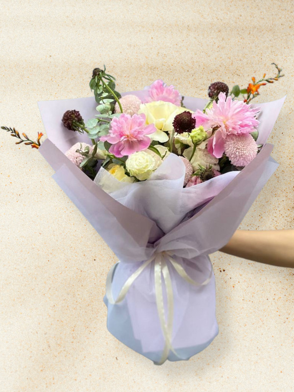 Bó hoa mẫu đơn tặng mẹ