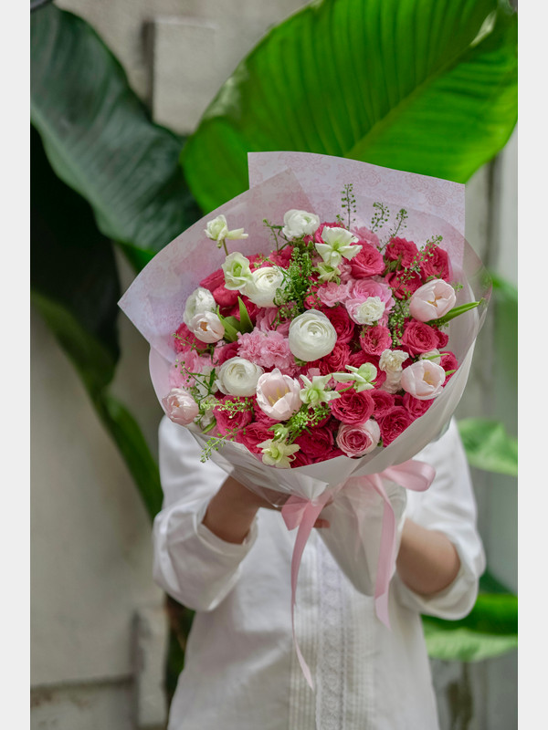 Bó hoa sophia mix mao lương và tulip tặng người yêu