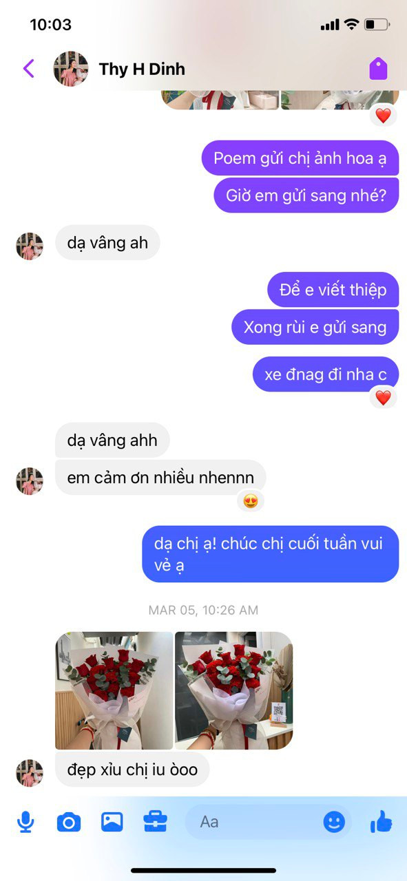Hình ảnh phản hồi từ khách hàng