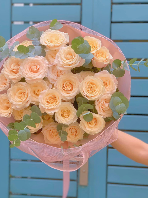 Bó hoa hồng shimer tặng bạn gái