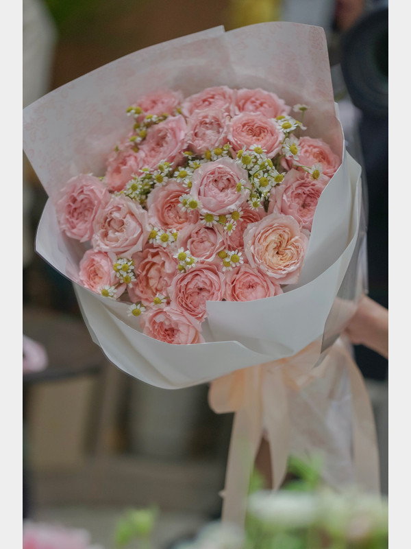 Hoa sinh nhật - bó hoa hồng Julibe mix tana