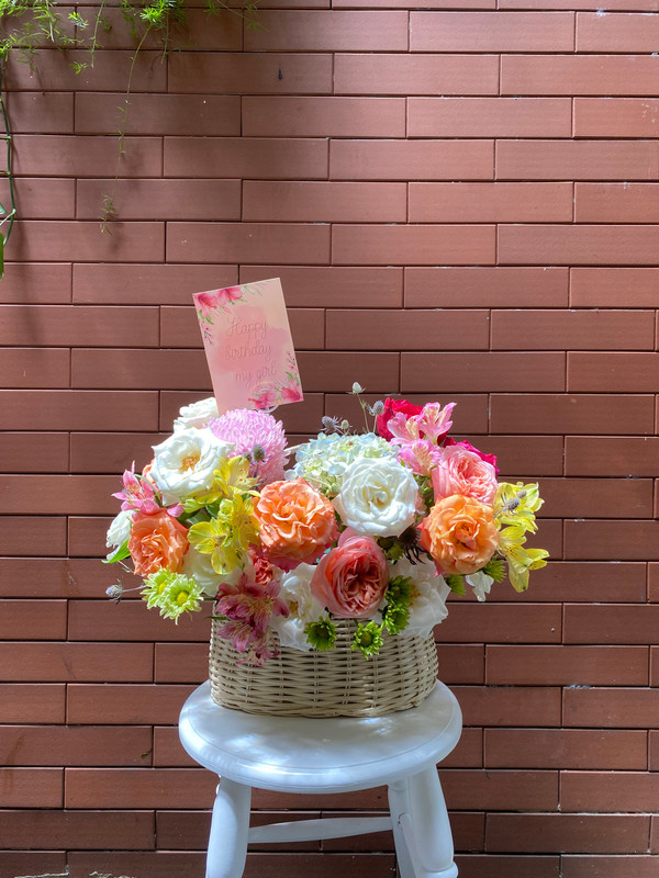 Hoa khai trương - Giỏ hoa mùa hạ