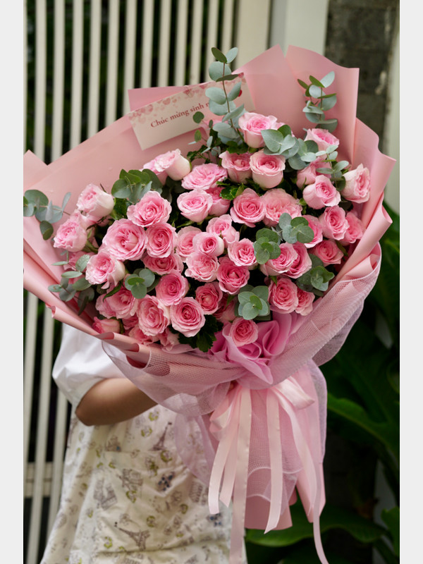 Bó hoa hồng lạc thần 50 bông tặng sinh nhật