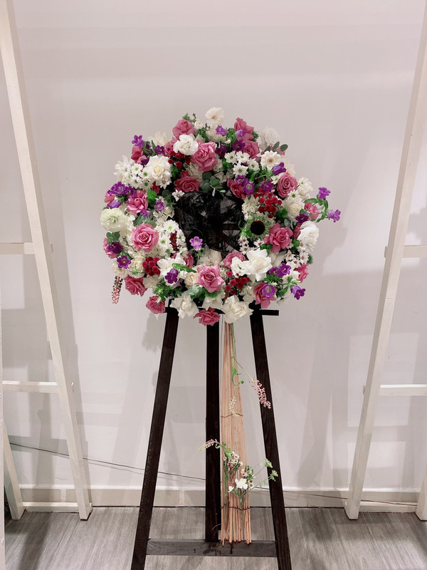 Lẵng hoa chia buồn 01