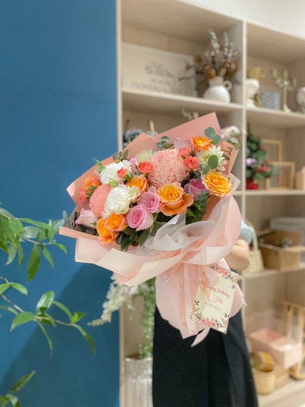 Bó hoa nắng xuân tặng sinh nhật mẹ