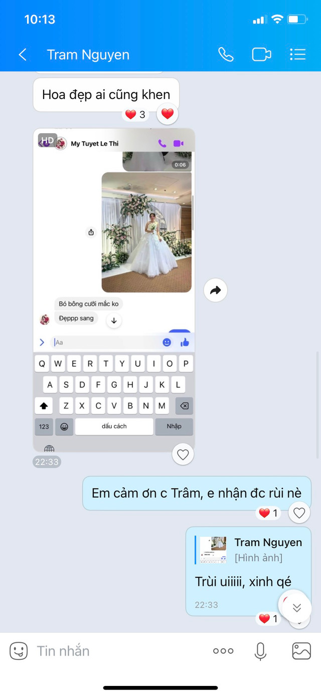 Hình ảnh phản hồi từ khách hàng