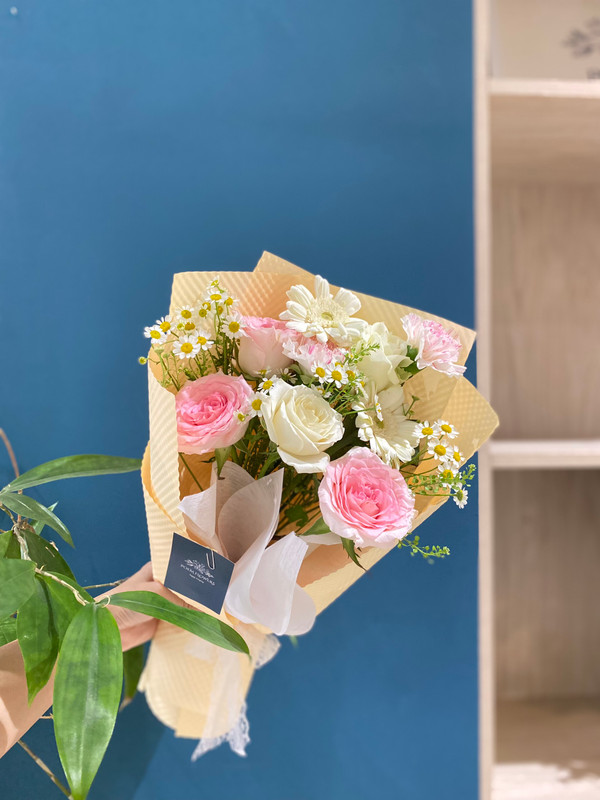 Hoa sinh nhật - Bó hoa hồng cam