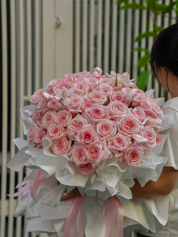 Bó hoa hồng ohara công chúa 60 cành