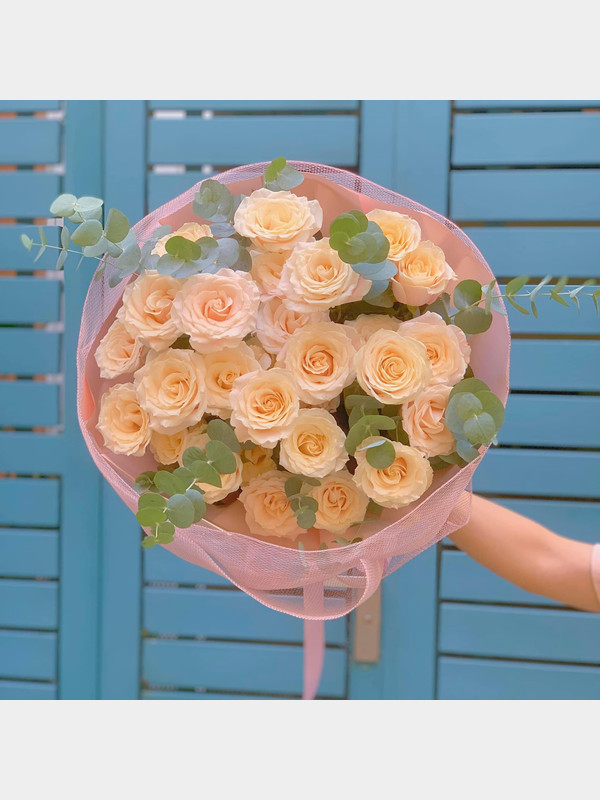 Bó hoa hồng shimer tặng bạn gái