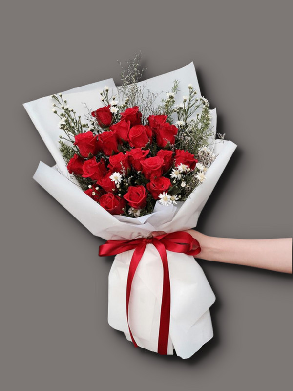 Bó hoa Valentine 14/2 hồng đỏ Just love