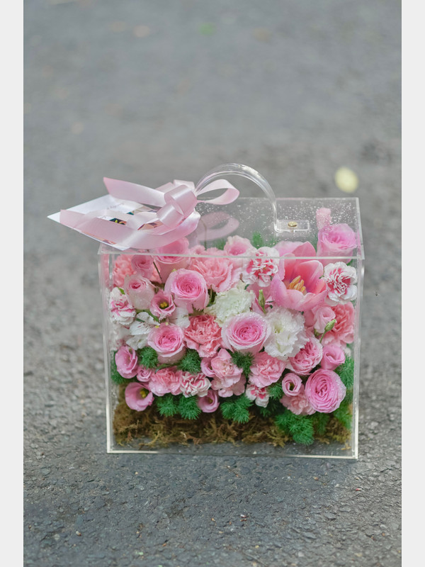 Vali hoa sang trọng tặng người yêu - Vali size 30cm