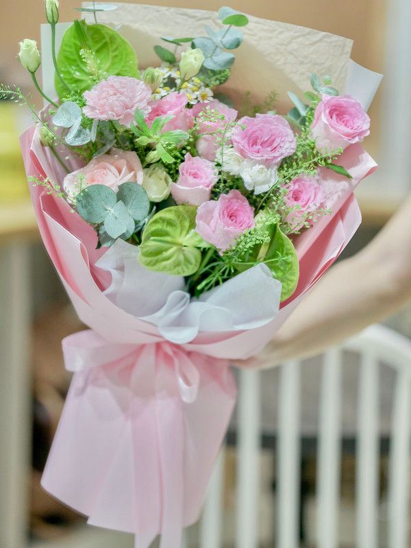 Hoa tặng người yêu - bó hoa tặng người yêu, tặng vợ dịp sinh nhật nhẹ nhàng sang trọng