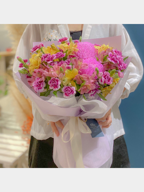 Bó hoa cẩm chướng